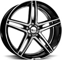 BROCK B33 BLACK FULL POL 8x18 5/100 ET38 CB63.4