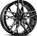 BROCK B44 BLACK FULL POL 8.5x20 5/114.3 ET35 CB64.2