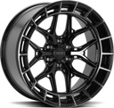 VOSSEN HFX1 TINTED GLOSS BLACK 12x22 6/139.7 ET-44 CB106.1