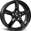 BROCK RC30 SHINY BLACK 7x17 5/100 ET51 CB57.1