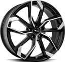 BROCK RC34 BLACK FULL POL 6x16 4/100 ET43 CB57.1