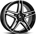 BROCK RCD17 BLACK FULL POL 7.5x17 5/112 ET36 CB66.6